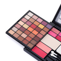 Coffret de maquillage de luxe à marque privée, nouveau coffret cadeau de cosmétiques avec fard à paupières, fond de teint, rouge à lèvres, gloss à lèvres