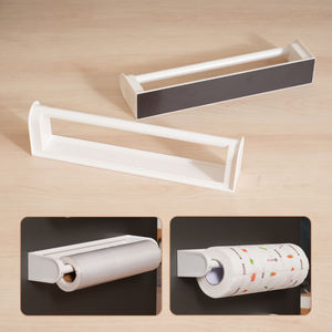 Porte-serviettes en papier avec <span class=keywords><strong>crochet</strong></span>, rangement supplémentaire <span class=keywords><strong>pour</strong></span> les maniques, les gants, les sacs poubelle, les outils - Product Image 5