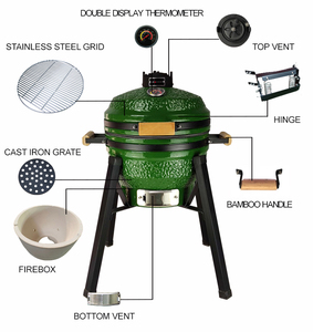 Asadores <span class=keywords><strong>de</strong></span> carbón <span class=keywords><strong>de</strong></span> 16 pulgadas para barbacoa, parrilla <span class=keywords><strong>de</strong></span> carbón Santmaria, cocina al aire libre, horno Tandoor, barbacoa - Product Image 5