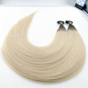 Nano Tip Prebonded Micro Ring Super Double Drawn Remy Extensiones de cabello humano 22 pulgadas Leer Stock Entrega rápida - Product Image 4