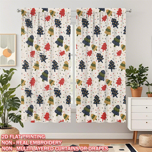 COSENNATUR Tenda Natalizia Personalizzata con Stampa, 100% Poliestere, Tasca per Asta, Stampa Digitale 2D All-Over, Decorazione Festiva OEM - Product Image 3