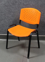 Ensemble siège et dossier de chaise en plastique, coque de chaise ventilée en PP