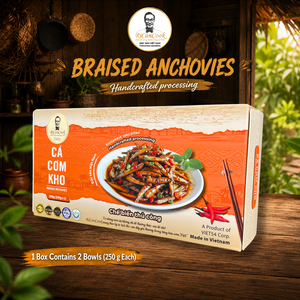 Anchois en conserve premium du Vietnam 250g, fruits de mer braisés traditionnels vietnamiens au goût riche et savoureux, idéal pour la cuisine - Product Image 4