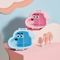 Boîte à lunch bento pour enfants, 3 compartiments, anti-fuite, sans BPA, écologique, en plastique, vente flash