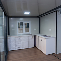 Préfabriqué Modulaire Plage Portable Cabine Bungalow Minuscule Premade DIY Flatpack Acier Kit Conteneur Extensible Maison