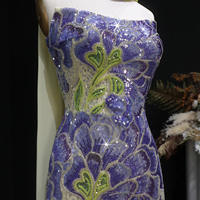 Vestido de Noche Lsz511 de Alta Gama, Color Fucsia Morado, Estilo Sirena, con Lentejuelas de Lujo, para Mujer, Ideal para Bodas, Fiestas y Graduaciones, Marca Jancember