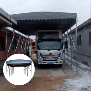 Beweegbare Metalen Frame Telescopische Pvc Luifel Schuiftent Grote Magazijn Opbergtent - Product Image 2