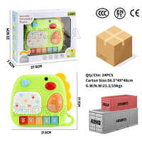 Zhorya Baby Sensory Toy Mini Dinosaur Keyboard Musical Cartoon Piano Instrument Education Toys