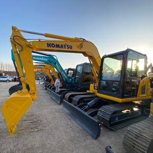 Excavatrice hydraulique sur chenilles Komatsu PC60 d'occasion, 6 tonnes, 90% neuve, économe en carburant, durable, pour usage agricole et domestique, à vendre - Product Image 1