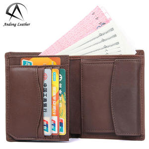 Andong Leather Short <b>Wallet</b> for <b>Men</b> Retro Genuine Cow Leather <b>Wallets</b> Coin Purse <b>Card</b> <b>Holders</b> Man - Product Image 1