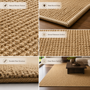 Tapis en sisal et jute pour salon, salle de thé, hôtel, B&B, style Zen, en gros pour fabricants - Product Image 3