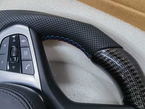 Volante de Cuero a <span class=keywords><strong>Precio</strong></span> de Fábrica Compatible con <span class=keywords><strong>BMW</strong></span> F20 F22 F23 F30 F33 F34 X1 F48 X5 F15 X3 F25 M3 F80 E90 E70 E84, Accesorio para Auto - Product Image 5