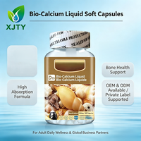 Complément Alimentaire Liquide de Calcium en Gélules Molles à Marque Blanche OEM pour Adultes – Soutient la Solidité des Os, des Dents et le Système Immunitaire – 60 Capsules