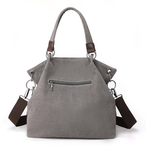 Women's <b>Canvas</b> <b>Tote</b> Purse Shoulder Crossbody Bag Small Handbag Multi-pocket Top Handle Work Bags - Product Image 3