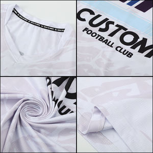 Maglia da Calcio in Poliestere a Maniche Corte per Sublimazione, Personalizzabile, Asciugatura Rapida, Tessuto Jacquard, Z259037 - Product Image 6