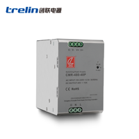 Trelin 480W AC-DC DIN Rail SMPS CMR-480 Setara dengan Mean Well NDR-480 24V 48V PF>0.95 PSU untuk Peralatan Industri CE RoHS