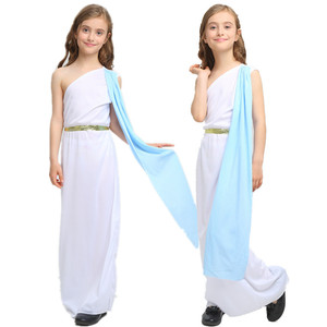 2024 niños Halloween Guerrero romano <span class=keywords><strong>disfraz</strong></span> niñas niños Medieval mitología <span class=keywords><strong>griega</strong></span> Hércules Zeus <span class=keywords><strong>Toga</strong></span> Dios diosa Cosplay vestido - Product Image 5