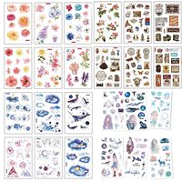 Bas prix vente en gros mode populaire boutique créative cartoon mignon autocollant bricolage livre Album mode fille autocollants