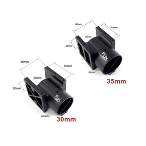 RJXHOBBY RJX3601 Abrazadera de Tubo de Aleación de Aluminio Negra de 30/35/40/45/50mm, Base de Fijación Plegable, Conector de Hebilla para Brazo de Dron - Product Image 4