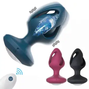 Anal vibratör seks oyuncakları erkekler kadınlar için 10 frekans titreşim modları g-spot masaj Anal stimülatör Anal Plug uzaktan fabrika