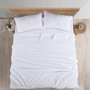Hot bán tấm ga trải giường nữ hoàng Kích thước giáng sinh tấm ga trải giường phẳng tấm Set rèm vải phòng ngủ 4 cái in Rèm bộ đồ giường đặt - Product Image 1
