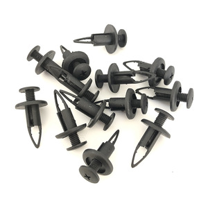 Plastic <b>Push</b> <b>Pin</b> Fastener 9mm For Car Bumper Trim Panel Clip Auto Repair Replacement - Product Image 3