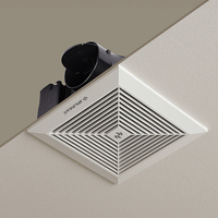 Ventilateur extracteur de plafond en plastique 220V 8-10 pouces pour usage domestique et professionnel, ventilateur de ventilation d'air, ventilateur d'extraction de salle de bain