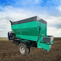 Esparcidora de Fertilizante de Doble Disco de 3m³ de Ancho Amplio para Campos de Maíz y Trigo