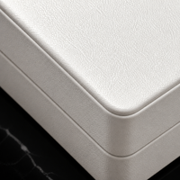 Boîte cadeau rigide blanche personnalisée pour bijoux, avec insert en mousse découpé en forme de cœur, emballage en carton pour colliers de couple