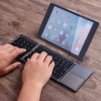 Teclado OEM en Alemán, Inglés y Árabe, Mini Teclado Portátil Plegable Inalámbrico para Computadora de Escritorio