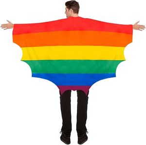 Capa de Arcoíris con Orificios para los Brazos, Disfraz de Orgullo LGBTQ para Desfiles y Fiestas del Orgullo Gay - Product Image 1
