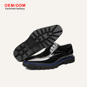 Zapatos Oxford de Cordones para Hombre, Personalizados OEM, Formales, Casuales, Transpirables, Impermeables, para Bodas, Oficina, con Aumento de Altura - Product Image 2