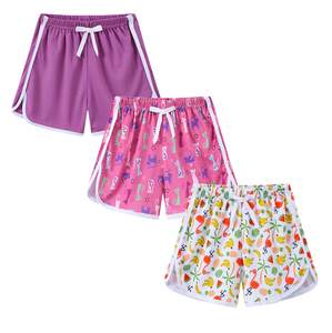 Short de course à pied personnalisé filles respirant élastique été Shorts haute qualité court vélo de course pour 3-10 ans - Product Image 3