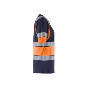 BLAKLADER-Camiseta de alta visibilidad para mujer 341010308853S Azul marino/naranja-EAN 7330509856543 ROPA DE TRABAJO DE LA HI-VIS - Product Image 4