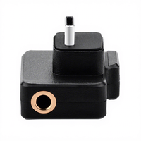 CYNOVA OSMO Action Adaptor Mikrofon Dual USB-C ke 3.5mm Asli Kompatibel dengan Aksesori DJI OSMO Action
