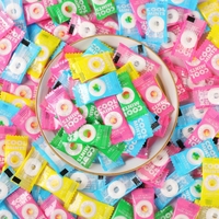 Sugar Free Honey Mint Candy Round Ring Shape Compressed Tablet Candy Mixed Fruit Flavor Breath Fresh Bulk Hotel Reception Sweets