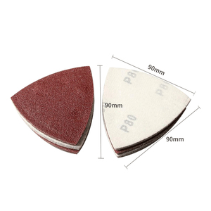 Triangular <strong>Hook</strong> <strong>and</strong> <strong>Loop</strong> Without Hole Multitool Sandpaper - Product Image 2