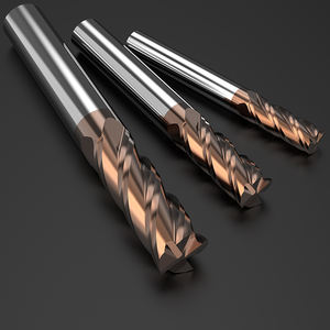 أداة طحن كربيدية بأربع شفرات للفولاذ والفولاذ التنجستن مع طلاء 4715، تصنيع حسب الطلب - Product Image 5