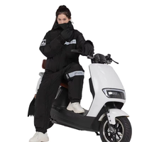 Combinaison d'hiver à enfiler rapidement pour la moto, le ski et la pêche, épaisse, chaude, coupe-vent, avec fermeture éclair à la taille, confortable et élégante
