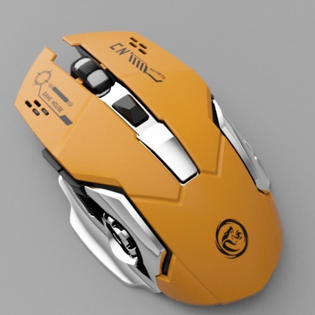 Cross-border Factory 6-Button Ergonomic Wireless Mouse Silent for Charging Dual-mode for Laptop Gaming E-sports