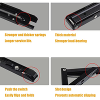Supports d'étagère triangulaires en fonte robuste Shingstar Shingstar-11 pour la cuisine