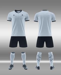 Nieuwe Professionele Aangepaste Logo Voetbal Scheidsrechter Jersey Ademende Duurzame Voetbal Scheidsrechter Uniform Set Te Koop - Product Image 2