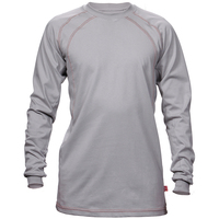Chemises en jersey FR pour l'été Chemise résistante aux flammes 7.9oz Chemises de travail CAT2 légères Vêtements de travail