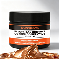 Pâte de contact conductrice en cuivre, graisse anti-arc, réduit la résistance de contact, résistante à l'humidité -40~+180 SPACEWALKER ECC53 Auto