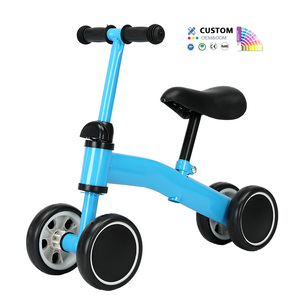 Marche-bébé pour tout-petits, sans pédales, voitures à roulettes pour enfants, jouets, vélo d'équilibre pour bébé à <span class=keywords><strong>4</strong></span> roues pour les garçons et les filles de 1 an - Product Image 4