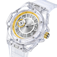 ONOLA 3837, relojes deportivos de lujo para hombre, vida diaria, resistente al agua, movimiento de cuarzo, esfera de cristal, hebilla de ventana, cierre, reloj de silicona de aleación