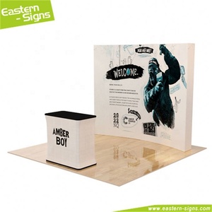 Tùy chỉnh kích thước nhôm triển lãm thương mại hiển thị công bằng nếp nhăn miễn phí gấp lên trung quốc gian hàng triển lãm hiển thị thiết kế - Product Image 1