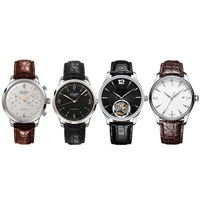 Bracelet Smartwatch Vintage Rétro en Cuir de Crocodile Véritable Fait Main Souple 20mm 22mm Boucle Papillon en Acier Inoxydable Bracelet de Luxe