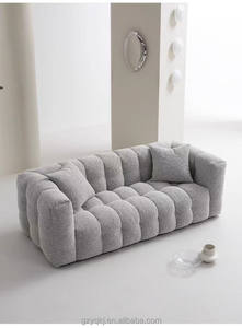 ผ้าวบีสำหรับ<span class=keywords><strong>บ้าน</strong></span>ขนาดเล็กสามคนโซฟายืดได้ลายลูกกวาดผ้าฝ้ายสไตล์ Nordic - Product Image 3