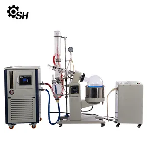Laboratory negative pressure vacuum still electric rotary distillation separation and purification of crystalline 2L-50L